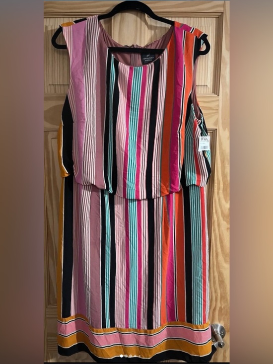 Dresses & Skirts - NWT Adrianna Papell Striped Sleeveless Dress - Multicolor XL